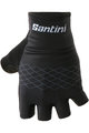 SANTINI Cycling fingerless gloves - REDUX - black