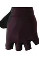 SANTINI Cycling fingerless gloves - SOFFIO - black/bordeaux