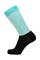 SANTINI Cyclingclassic socks - REDUX - light blue/black