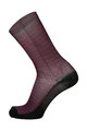 SANTINI Cyclingclassic socks - SOFFIO - black/bordeaux