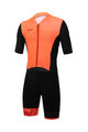 SANTINI Cycling skinsuit - REDUX  - black/orange