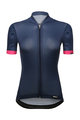 SANTINI Cycling short sleeve jersey - VOLO LADY - blue