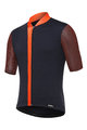 SANTINI Cycling short sleeve jersey - ORIGINE  - orange/black