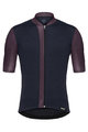 SANTINI Cycling short sleeve jersey - ORIGINE - black/bordeaux