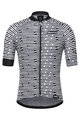 SANTINI Cycling short sleeve jersey - SOFFIO  - black/white