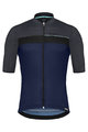 SANTINI Cycling short sleeve jersey - STILE  - blue/black