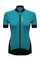 SANTINI Cycling short sleeve jersey - BRIO LADY  - blue/black