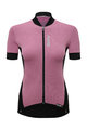 SANTINI Cycling short sleeve jersey - BRIO LADY  - pink/black