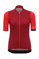 SANTINI Cycling short sleeve jersey - GENIO LADY - red/orange