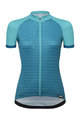SANTINI Cycling short sleeve jersey - RITMO LADY  - blue
