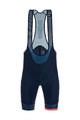 SANTINI Cycling bib shorts - KARMA MILLE - blue/black