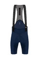 SANTINI Cycling bib shorts - TONO PURO - blue