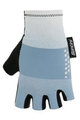 SANTINI Cycling fingerless gloves - REDUX FORTUNA AERO - white/light blue