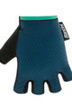 SANTINI Cycling fingerless gloves - MILLE - blue/green