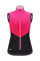 SANTINI Cycling gilet - REDUX GENIO LADY - black/pink