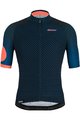 SANTINI Cycling short sleeve jersey - KARMA MILLE - blue/pink