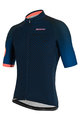 SANTINI Cycling short sleeve jersey - KARMA MILLE - blue/pink