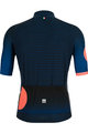 SANTINI Cycling short sleeve jersey - KARMA MILLE - blue/pink