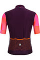 SANTINI Cycling short sleeve jersey - MITO SPILLO - orange/bordeaux/pink
