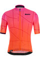 SANTINI Cycling short sleeve jersey - TONO PURO - pink/bordeaux/orange