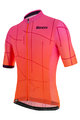 SANTINI Cycling short sleeve jersey - TONO PURO - pink/bordeaux/orange