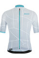 SANTINI Cycling short sleeve jersey - TONO PURO - white/light blue