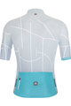 SANTINI Cycling short sleeve jersey - TONO PURO - white/light blue