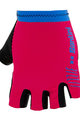 SANTINI Cycling fingerless gloves - LUCE - pink/blue