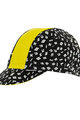 SANTINI Cycling hat - GIADA HIP - black/yellow