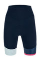 SANTINI Cycling shorts without bib - GIADA HIP LADY - blue