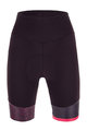 SANTINI Cycling shorts without bib - GIADA HIP LADY - bordeaux