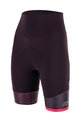 SANTINI Cycling shorts without bib - GIADA HIP LADY - bordeaux