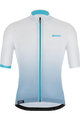 SANTINI Cycling short sleeve jersey - KARMA LUCE - light blue/white