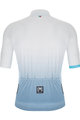 SANTINI Cycling short sleeve jersey - KARMA LUCE - light blue/white