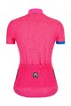 SANTINI Cycling short sleeve jersey - GIADA HIP LADY - blue/pink