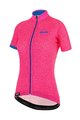 SANTINI Cycling short sleeve jersey - GIADA HIP LADY - blue/pink
