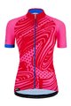 SANTINI Cycling short sleeve jersey - GIADA POP LADY - pink/blue