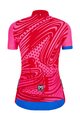 SANTINI Cycling short sleeve jersey - GIADA POP LADY - pink/blue