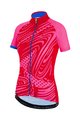 SANTINI Cycling short sleeve jersey - GIADA POP LADY - pink/blue
