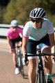 SANTINI Cycling short sleeve jersey - GIADA POP LADY - white/pink/light blue