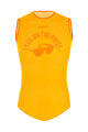 SANTINI Cycling sleeve less t-shirt - EYES - orange