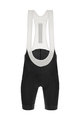 SANTINI Cycling bib shorts - KARMA DELTA - grey