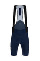 SANTINI Cycling bib shorts - TONO DINAMO - blue