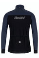 SANTINI Cycling windproof jacket - REDUX VIGOR - blue/black