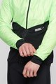 SANTINI Cycling windproof jacket - REDUX VIGOR - green/black