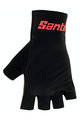 SANTINI Cycling fingerless gloves - ISTINTO - black