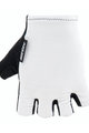 SANTINI Cycling fingerless gloves - CUBO - white