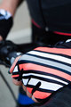 SANTINI Cycling fingerless gloves - RAGGIO - black/pink