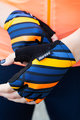 SANTINI Cycling fingerless gloves - RAGGIO - yellow/blue