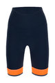 SANTINI Cycling shorts without bib - GIADA LUX LADY - orange/blue